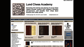 What Chesslund.com website looked like in 2022 (1 year ago)