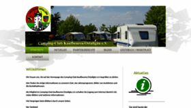 What Camping-club-kf.de website looked like in 2022 (1 year ago)