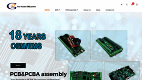 What China-pcbassembly.com website looked like in 2022 (1 year ago)