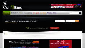 What Cstalking.tv website looked like in 2022 (1 year ago)