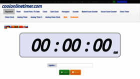 What Coolonlinetimer.com website looked like in 2022 (1 year ago)