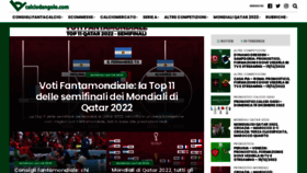 What Calciodangolo.com website looked like in 2022 (1 year ago)