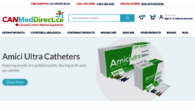 What Canmeddirect.ca website looked like in 2022 (1 year ago)