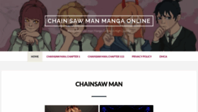 What Chainsawman-manga.com website looked like in 2022 (1 year ago)