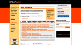 What Croatiabiz.com website looked like in 2022 (1 year ago)