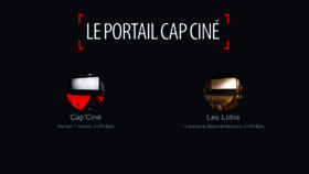 What Cap-cine.fr website looked like in 2022 (1 year ago)