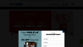 What Canvaschamp.com.au website looked like in 2022 (1 year ago)