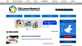 What Cliclavoroveneto.it website looked like in 2022 (1 year ago)