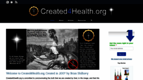What Created4health.org website looked like in 2022 (1 year ago)