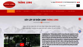 What Codienthanglong.com website looked like in 2022 (1 year ago)