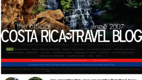 What Costaricatravelblog.com website looked like in 2022 (1 year ago)