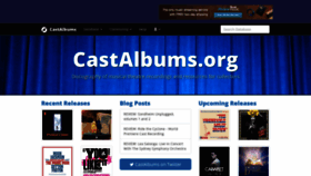 What Castalbums.org website looked like in 2022 (1 year ago)
