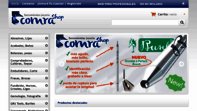 What Comrashop.es website looked like in 2022 (1 year ago)