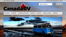 What Canadarv.com website looked like in 2023 (1 year ago)
