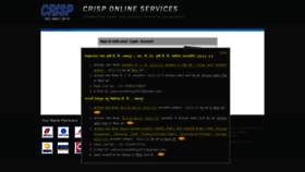 What Crisponlineservices.com website looked like in 2023 (1 year ago)