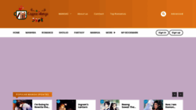 What Coffeemanga.io website looked like in 2023 (1 year ago)