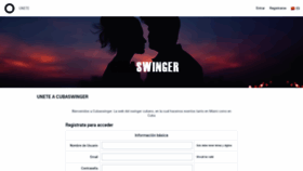 What Cubaswinger.com website looked like in 2023 (1 year ago)