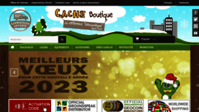 What Cacheboutique.fr website looked like in 2023 (1 year ago)