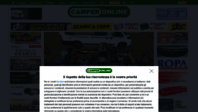 What Camperonline.it website looked like in 2023 (1 year ago)