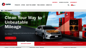 What Caltex.com website looked like in 2023 (1 year ago)