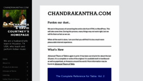 What Chandrakantha.com website looked like in 2023 (1 year ago)