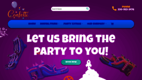 What Confettieventrental.com website looked like in 2023 (1 year ago)