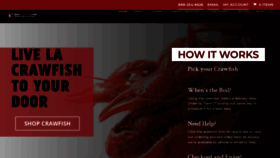 What Cajuncrawfish.com website looked like in 2023 (1 year ago)