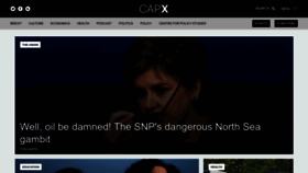 What Capx.co website looked like in 2023 (1 year ago)