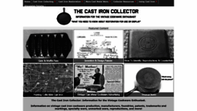 What Castironcollector.com website looked like in 2023 (1 year ago)