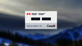 What Canada.ca website looked like in 2023 (1 year ago)
