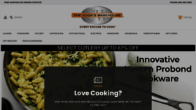 What Cookswarehouse.com website looked like in 2023 (1 year ago)