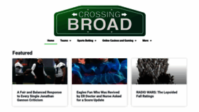 What Crossingbroad.com website looked like in 2023 (1 year ago)