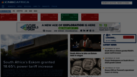 What Cnbcafrica.com website looked like in 2023 (1 year ago)