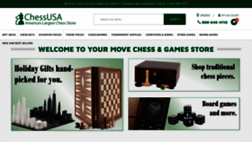 What Chessusa.com website looked like in 2023 (1 year ago)