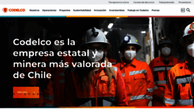 What Codelco.com website looked like in 2023 (1 year ago)