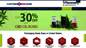 What Customboxeszone.com website looked like in 2023 (1 year ago)