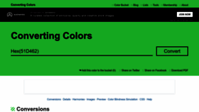 What Convertingcolors.com website looked like in 2023 (1 year ago)
