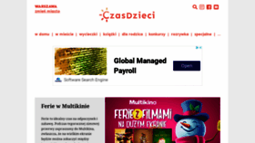 What Czasdzieci.pl website looked like in 2023 (1 year ago)