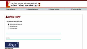 What Ctt-sis.hust.edu.vn website looked like in 2023 (1 year ago)