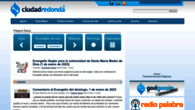 What Ciudadredonda.org website looked like in 2023 (3 years ago)