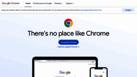 What Chrome.com website looked like in 2023 (1 year ago)