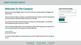 What Campus.smartblogger.com website looked like in 2023 (1 year ago)