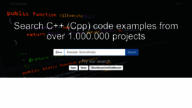 What Cpp.hotexamples.com website looked like in 2023 (1 year ago)