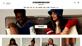 What Childrensalon.com website looked like in 2023 (1 year ago)