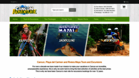 What Cancunadventure.net website looked like in 2023 (1 year ago)