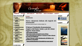 What Carmelocossa.com website looked like in 2023 (1 year ago)