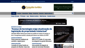 What Conjur.com.br website looked like in 2023 (1 year ago)