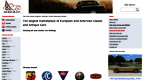 What Car-from-uk.com website looked like in 2023 (1 year ago)