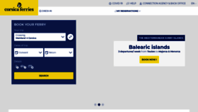 What Corsicaferries.biz website looked like in 2023 (1 year ago)