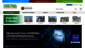 What Centralcomputer.com website looked like in 2023 (1 year ago)